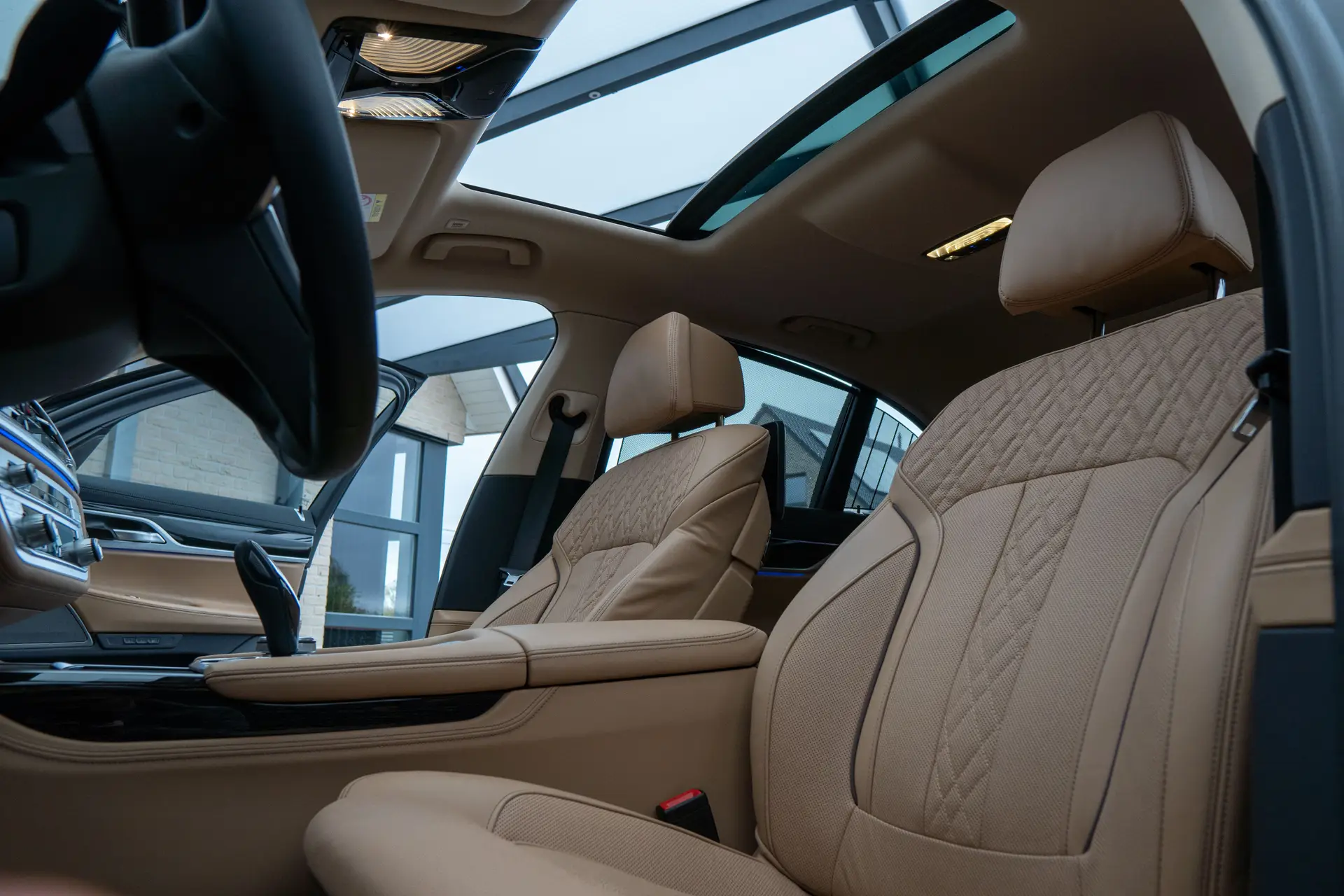Luxury car interior