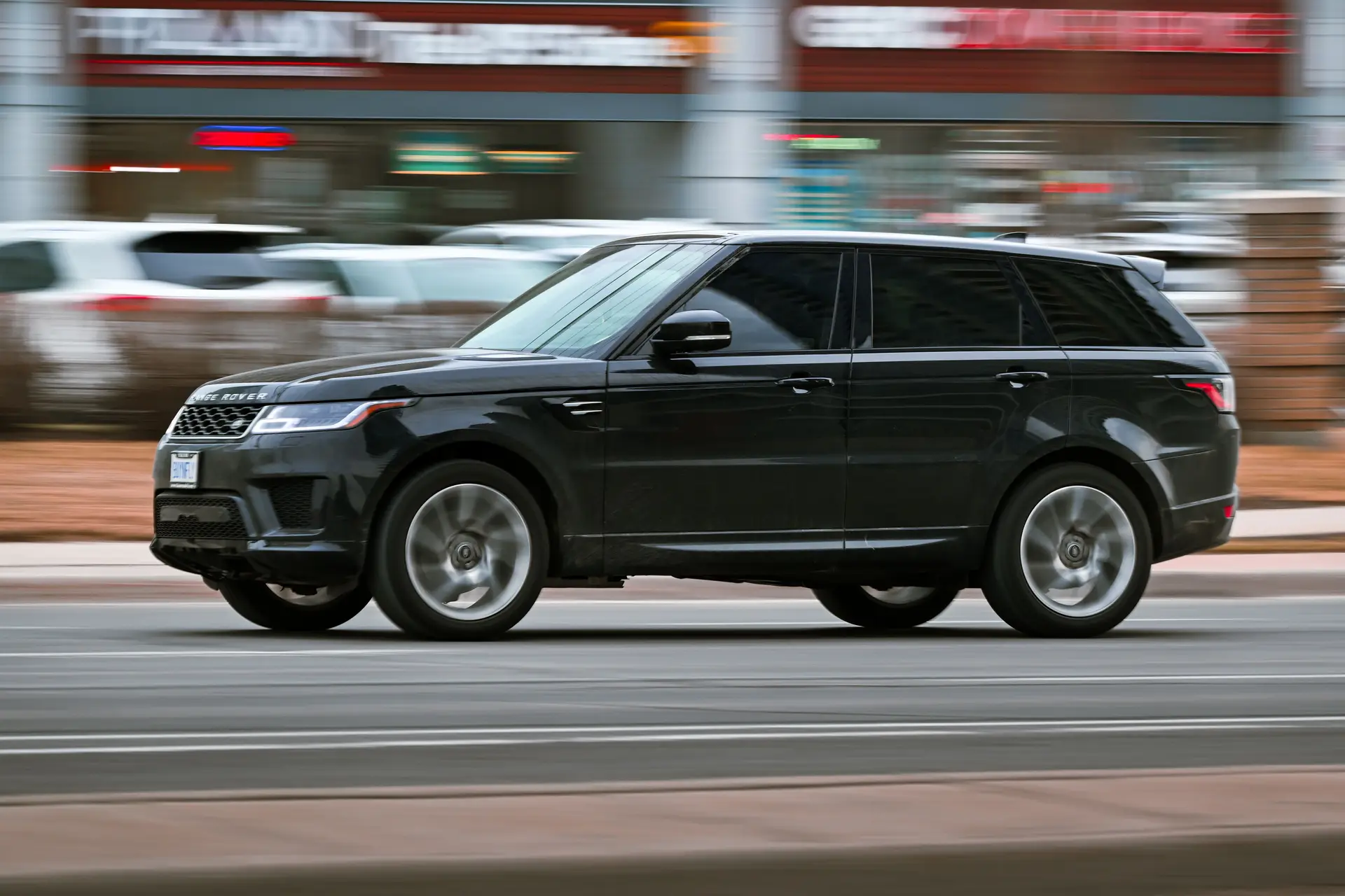 Luxury car on Toronto street