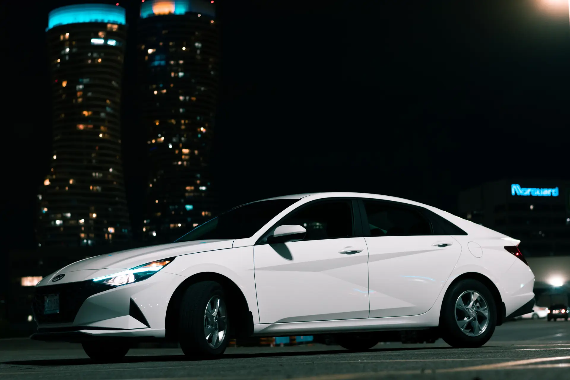 Sleek sedan for business meetings
