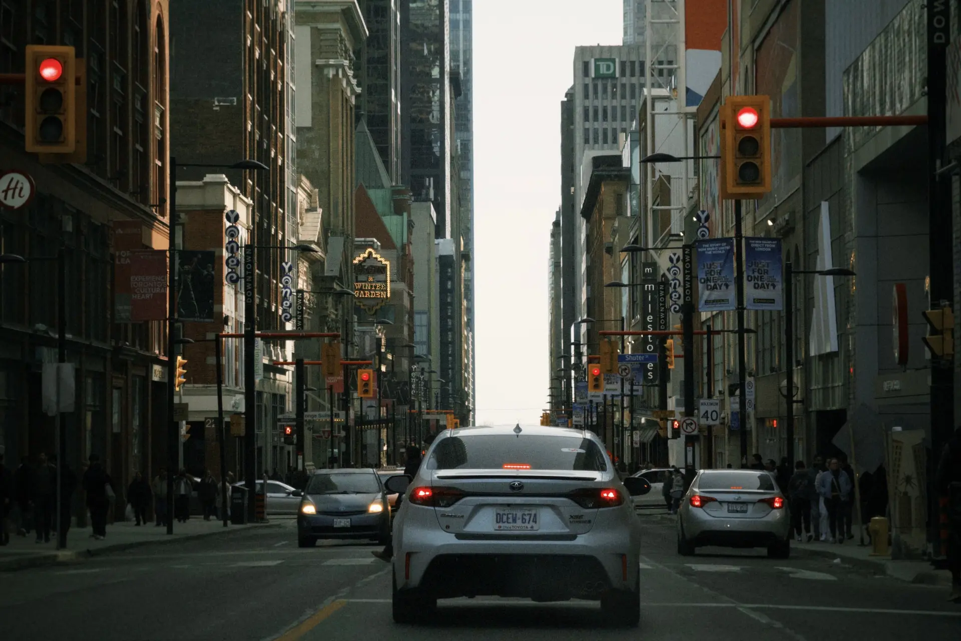 Toronto Urban Skyline with Premium Vehicles